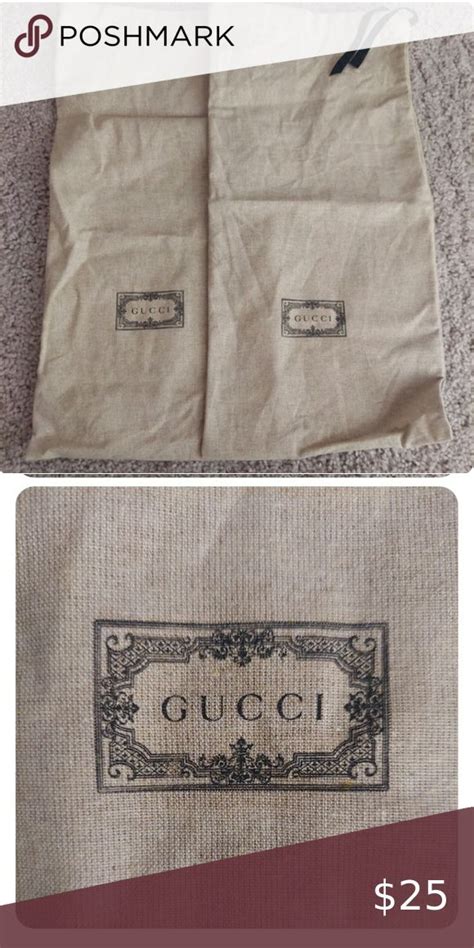 shoe dust bags gucci|dust bag Gucci original.